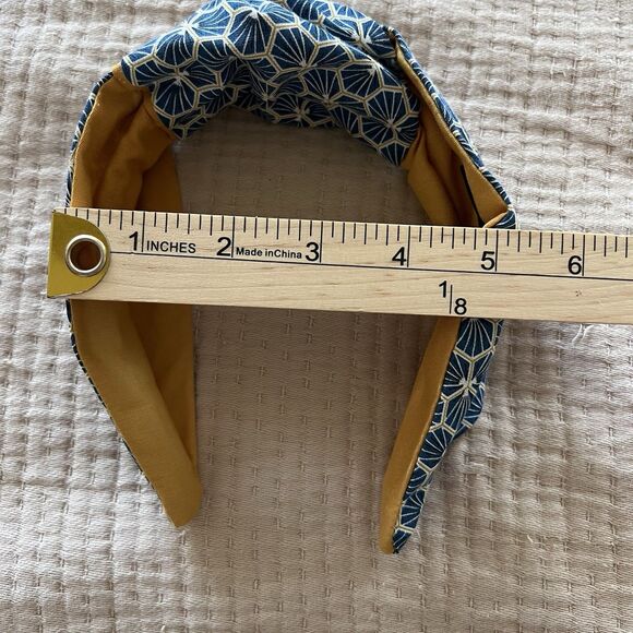 Cucitorino Geometric Floral Top Knot Headband Japanese Asian Inspired Fabric NEW - Picture 8 of 10